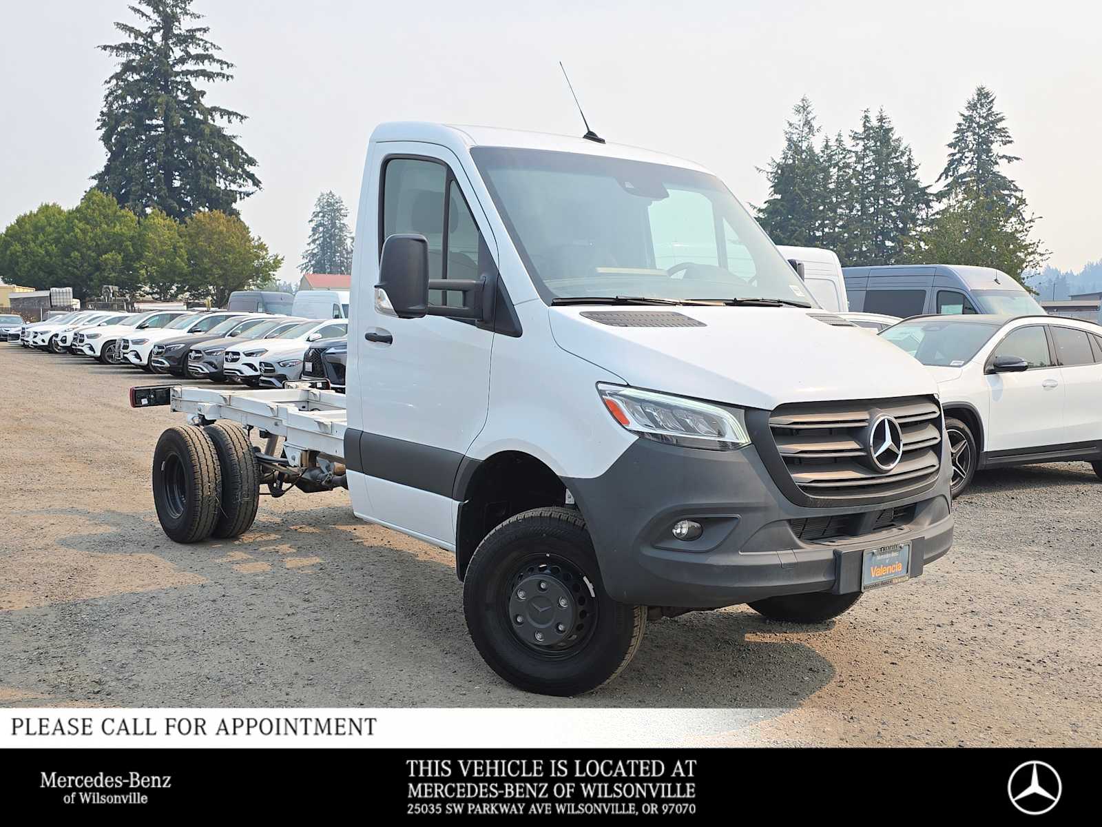Arctic White 2024 Mercedes-Benz Sprinter Cab Chassis Van All-Wheel Drive 9-Speed Automatic