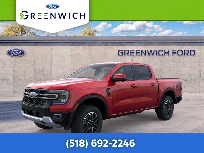 Ruby Red Metallic Tinted Clearcoat 2026 Ford Ranger Pickup Truck Four-Wheel Drive Automatic