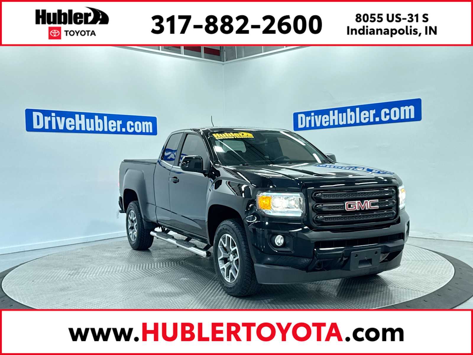 Onyx Black 2020 GMC Canyon All Terrain Extended Cab LB 4WD Pickup Truck Four-Wheel Drive 8-Speed Automatic
