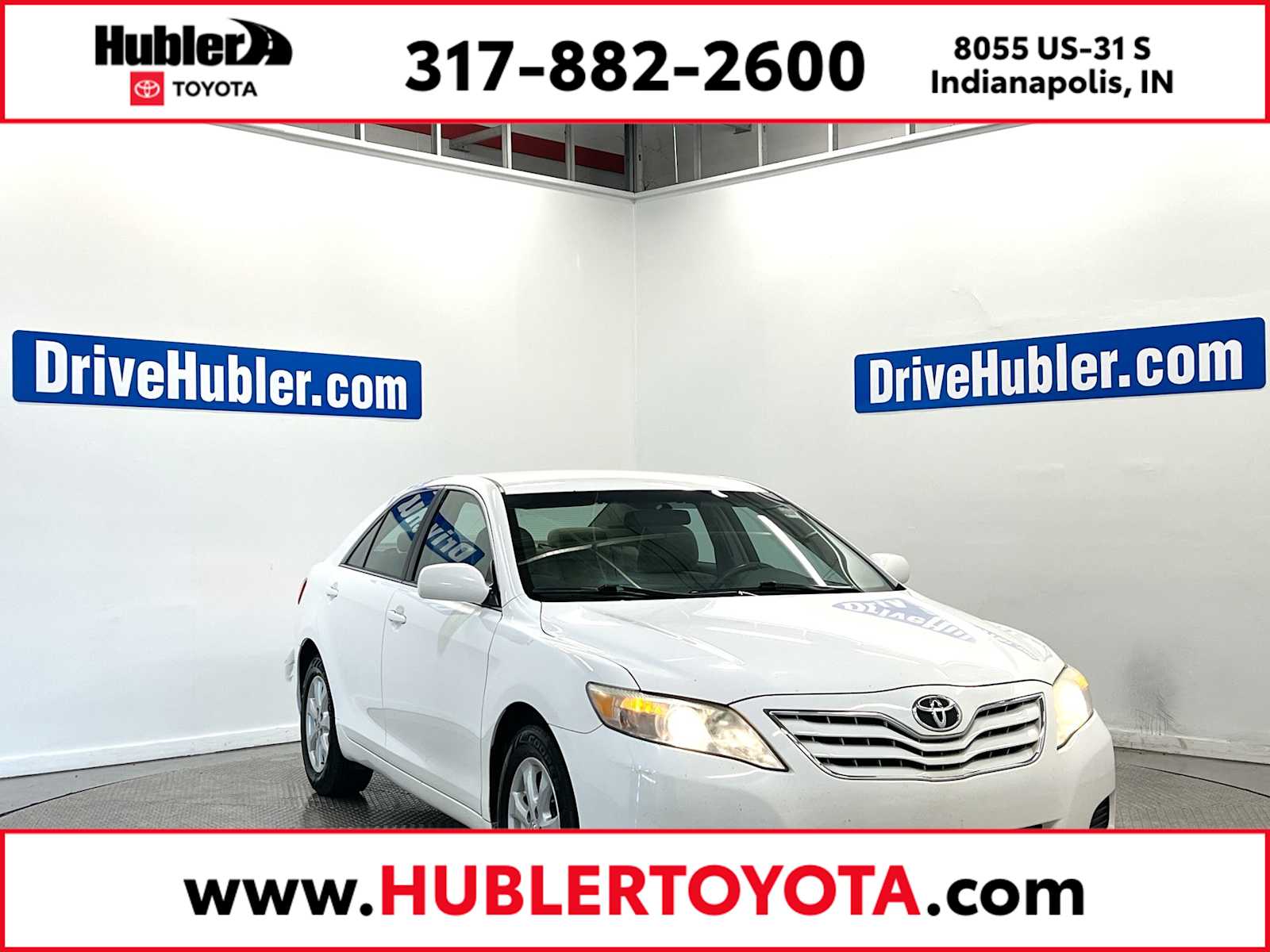 Super White 2011 Toyota Camry Sedan Front-Wheel Drive Automatic
