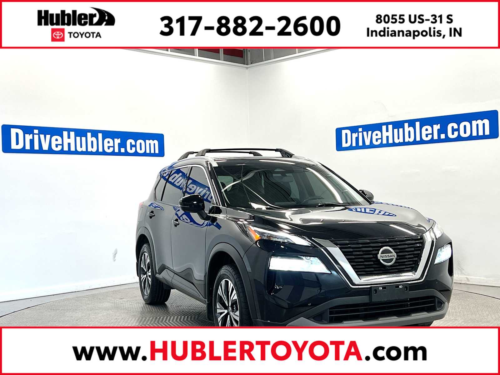 Super Black 2021 Nissan Rogue SUV / Crossover All-Wheel Drive Continuously Variable Transmission