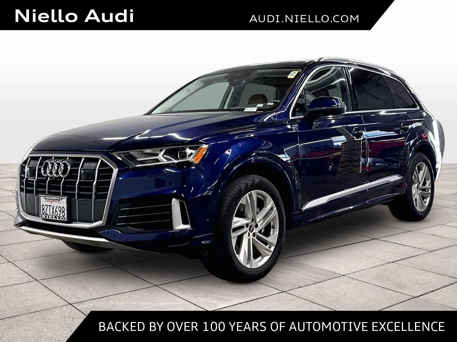 Navarra Blue Metallic 2022 Audi Q7 SUV / Crossover All-Wheel Drive 8-Speed Automatic