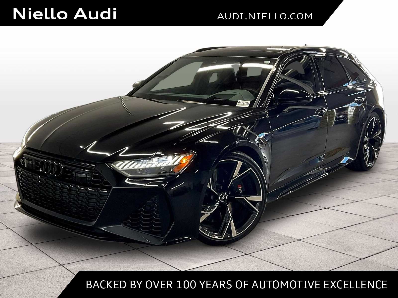 Mythos Black Metallic 2022 Audi RS 6 Avant 4.0T quattro AWD Wagon All-Wheel Drive 8-Speed Automatic