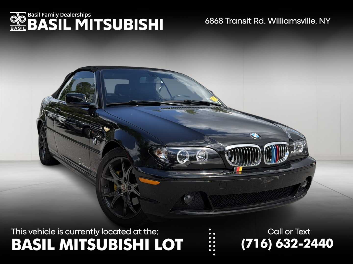 2004 BMW 3 Series Negro (Jet Black) Descapotable Tracción trasera Automática