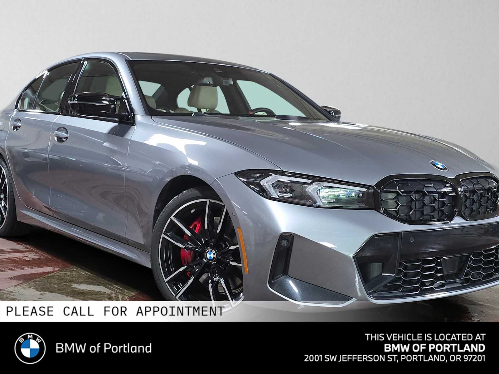 Gray (Skyscraper Grey Metallic) 2026 BMW 3 Series Sedan All-Wheel Drive 8-Speed Automatic