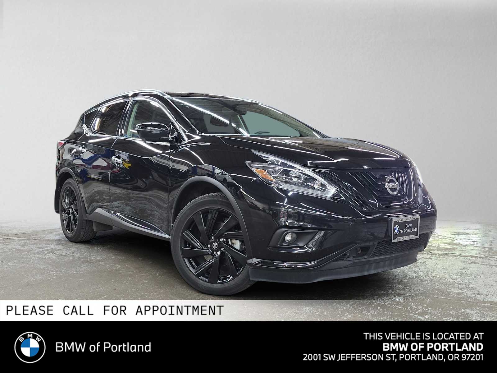 Gray (Magnetic Black Metallic) 2018 Nissan Murano SUV / Crossover Front-Wheel Drive Continuously Variable Transmission