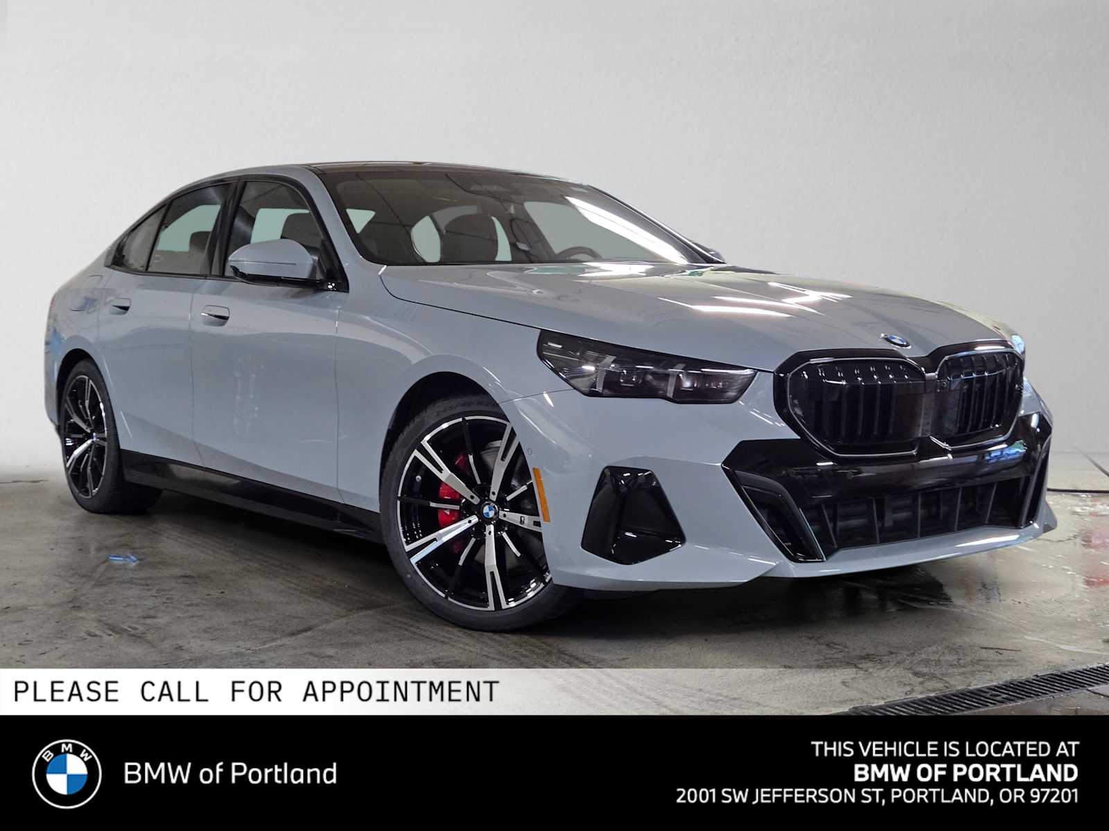 Gray (Brooklyn Grey Metallic) 2027 BMW 5 Series Sedan All-Wheel Drive 8-Speed Automatic