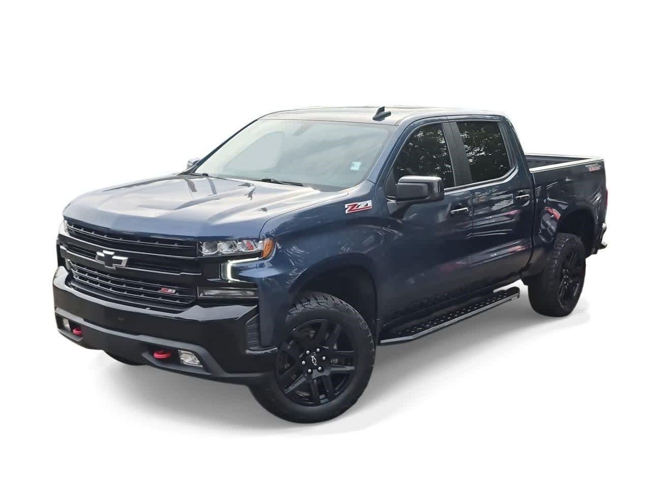Northsky Blue Metallic 2021 Chevrolet Silverado 1500 Pickup Truck Four-Wheel Drive Automatic