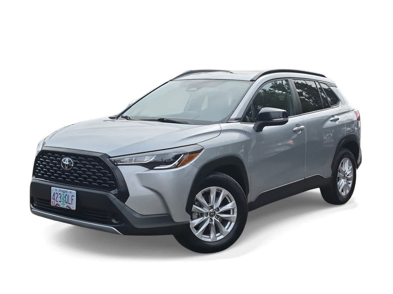 Sonic Silver 2025 Toyota Corolla Cross SUV / Crossover All-Wheel Drive Continuously Variable Transmission