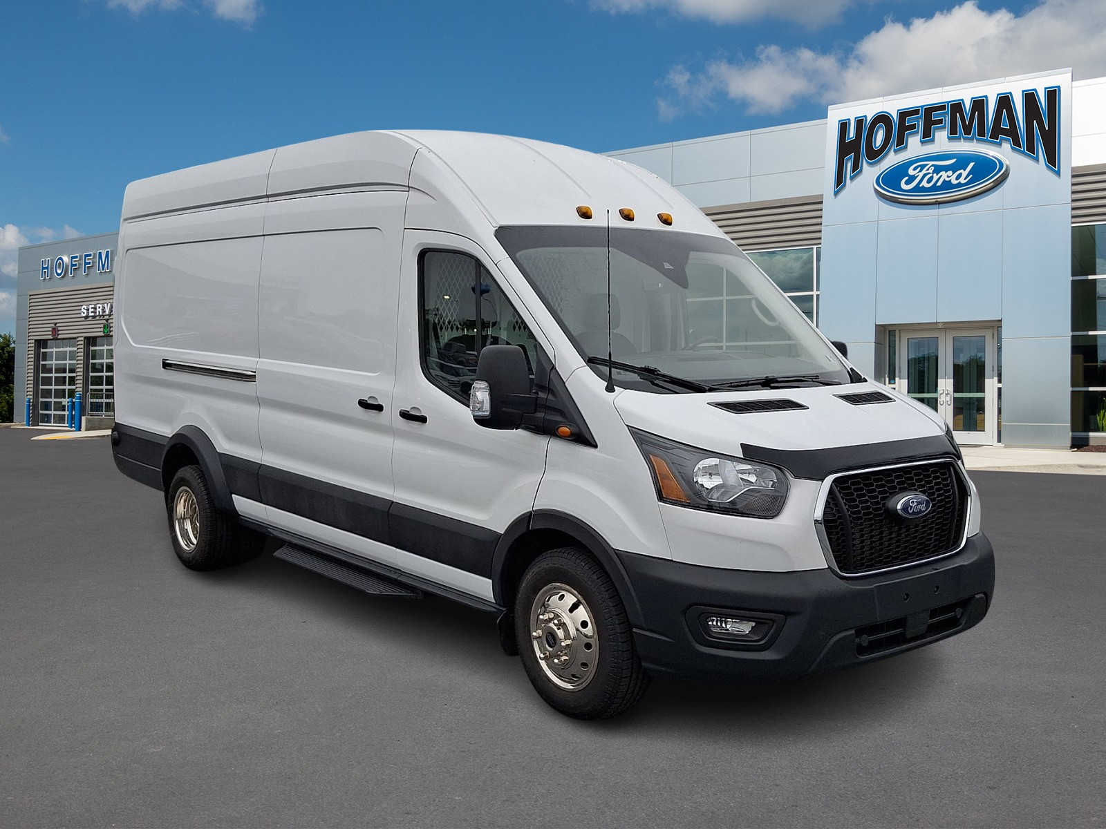 Oxford White 2025 Ford Transit Cargo Van All-Wheel Drive Automatic