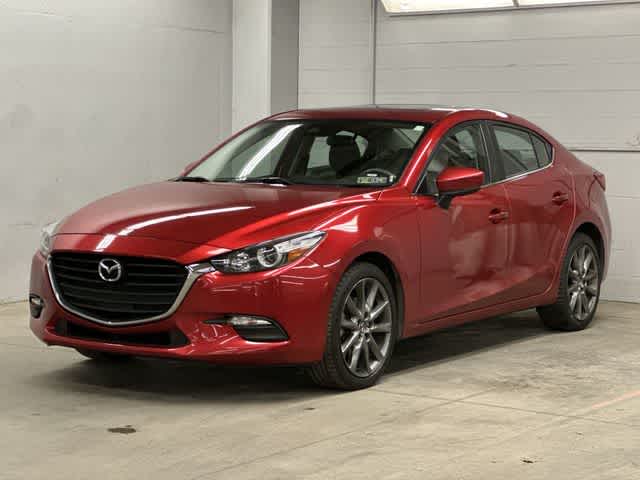 Soul Red Metallic 2018 Mazda MAZDA3 Touring Sedan Front-Wheel Drive Automatic