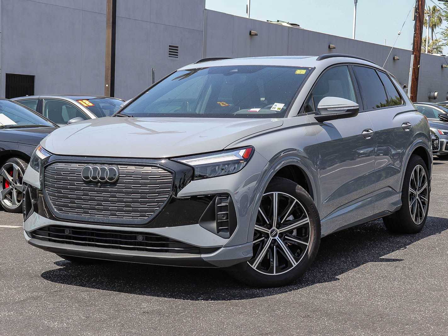 Gray 2025 Audi Q4 e-tron Premium Plus 45 SUV / Crossover Rear-Wheel Drive 1-Speed Automatic