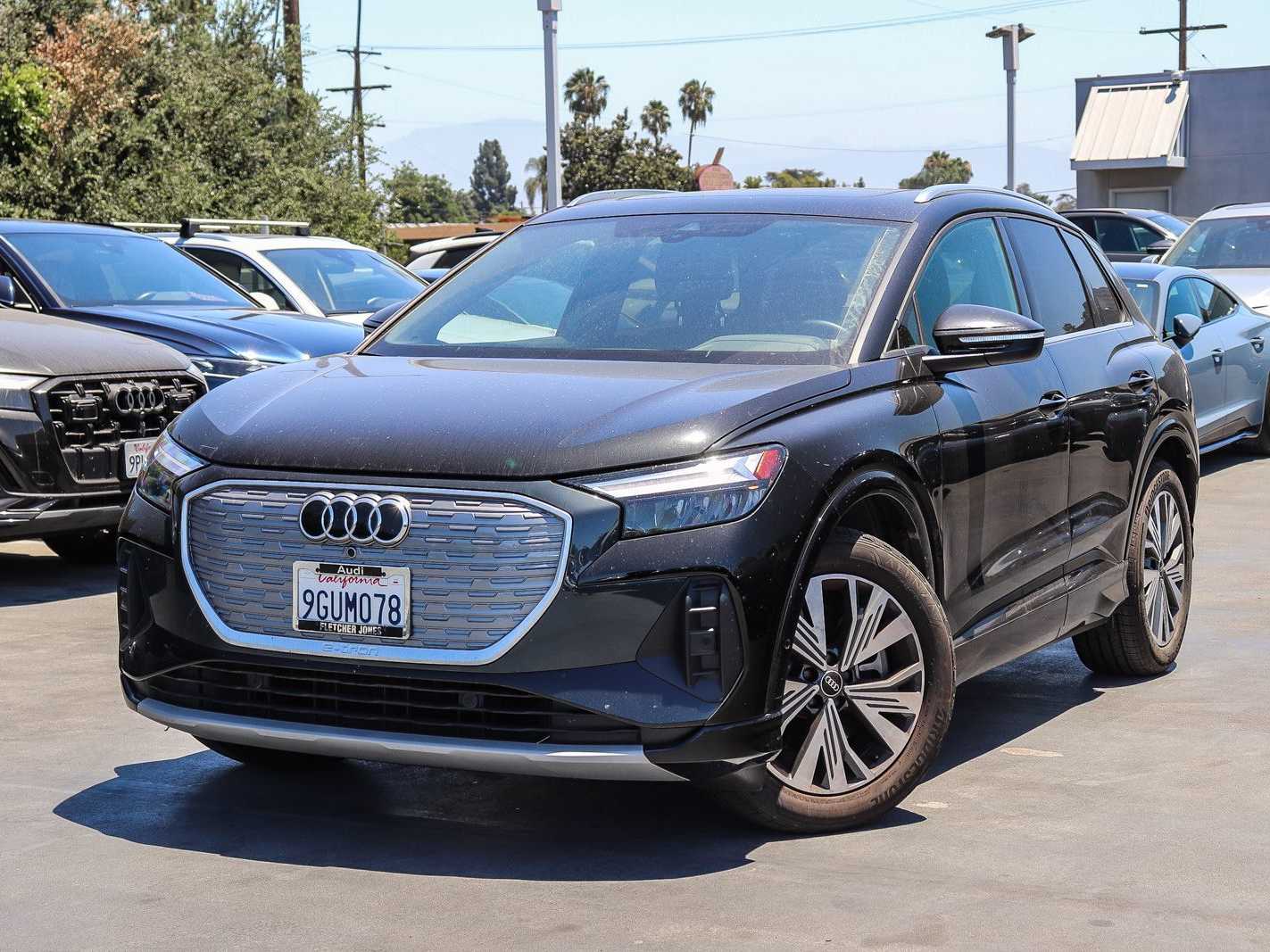 Black 2023 Audi Q4 e-tron SUV / Crossover Rear-Wheel Drive 1-Speed Automatic