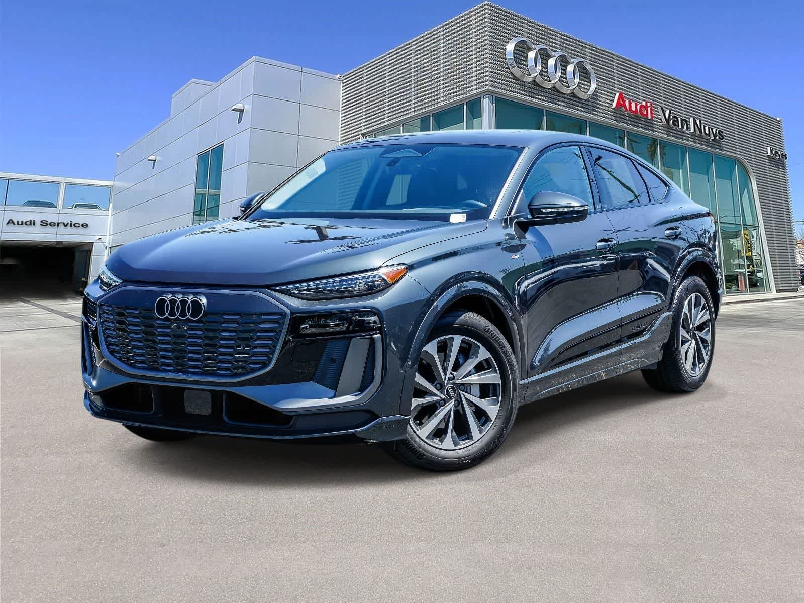 Gray 2025 Audi Q6 e-tron Sportback quattro Prestige SUV / Crossover All-Wheel Drive 1-Speed Automatic