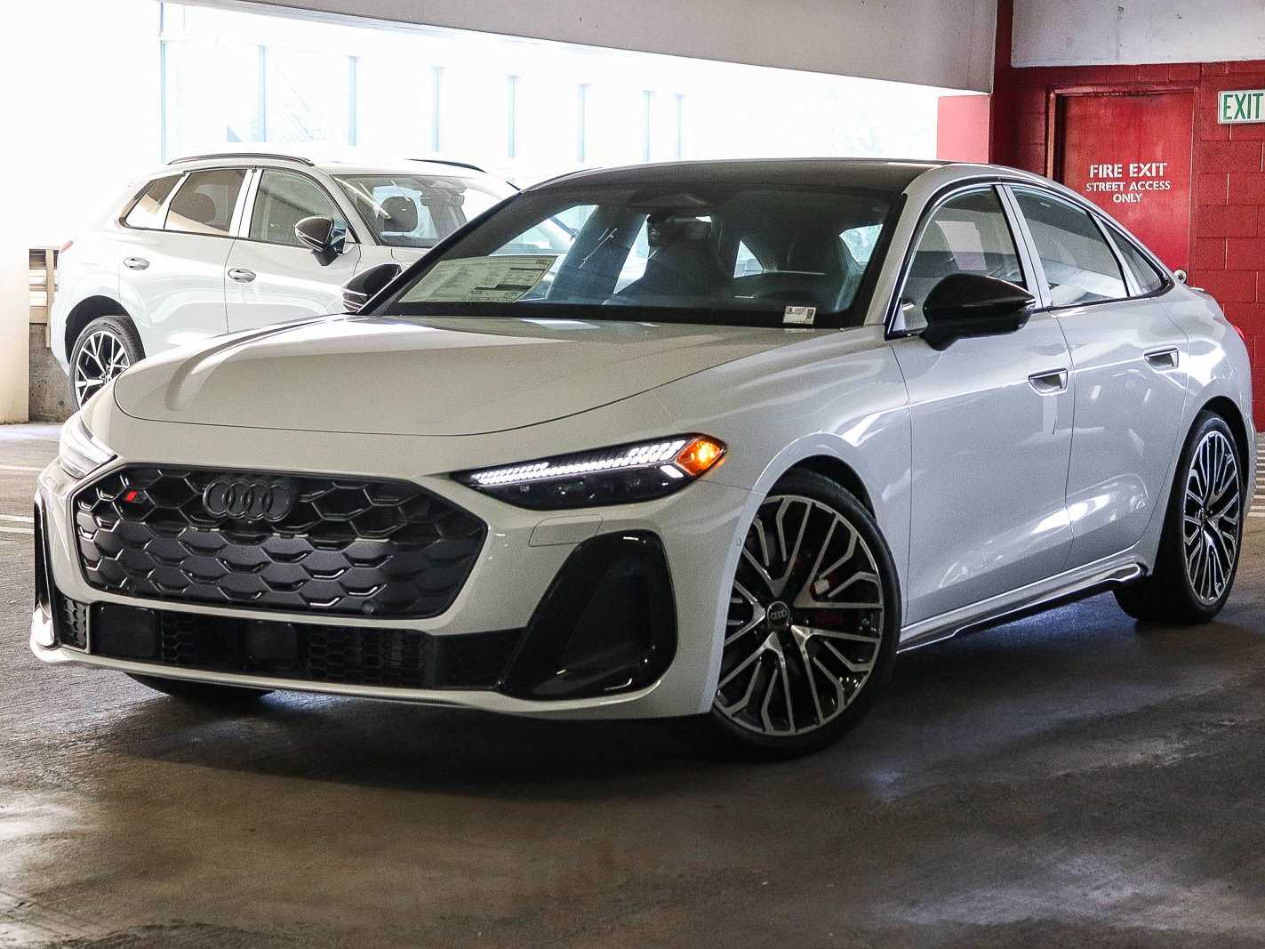 White 2026 Audi S5 quattro Premium Plus TFSI Sedan All-Wheel Drive 7-Speed Automatic