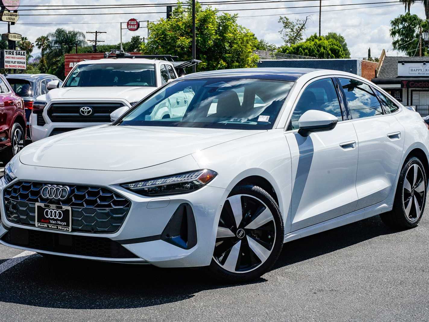 Glacier White Metallic 2025 Audi A5 quattro Premium Plus Sedan Sedan All-Wheel Drive 7-Speed Automatic