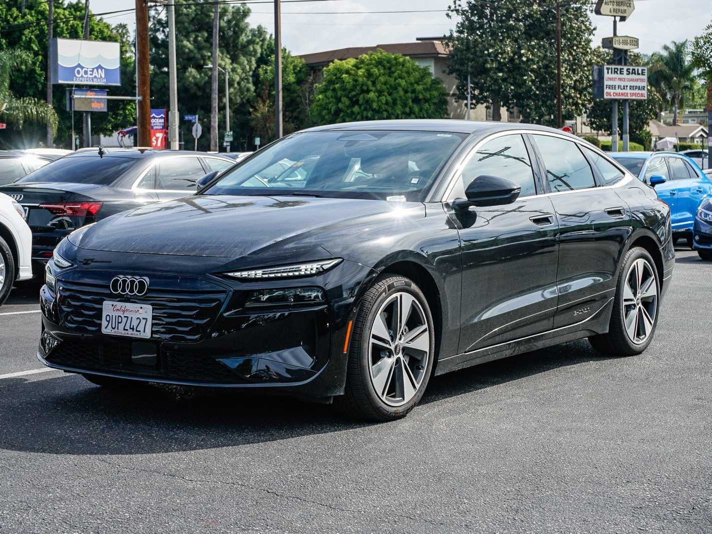 Black 2025 Audi A6 e-tron Sportback Premium Plus RWD Sedan Rear-Wheel Drive 1-Speed Automatic