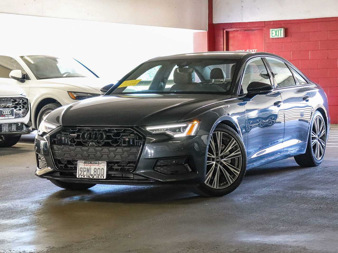 Gray 2024 Audi A6 Sedan All-Wheel Drive 7-Speed Automatic