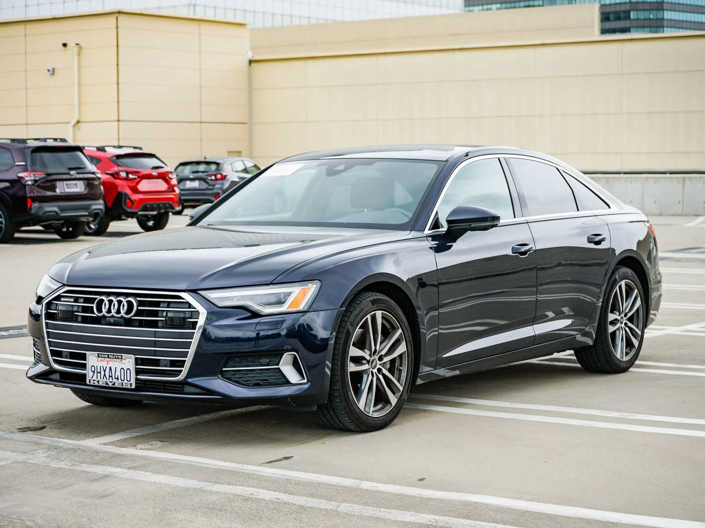 Firmament Blue Metallic 2023 Audi A6 quattro Premium Plus 45 TFSI Sedan All-Wheel Drive 7-Speed Automatic
