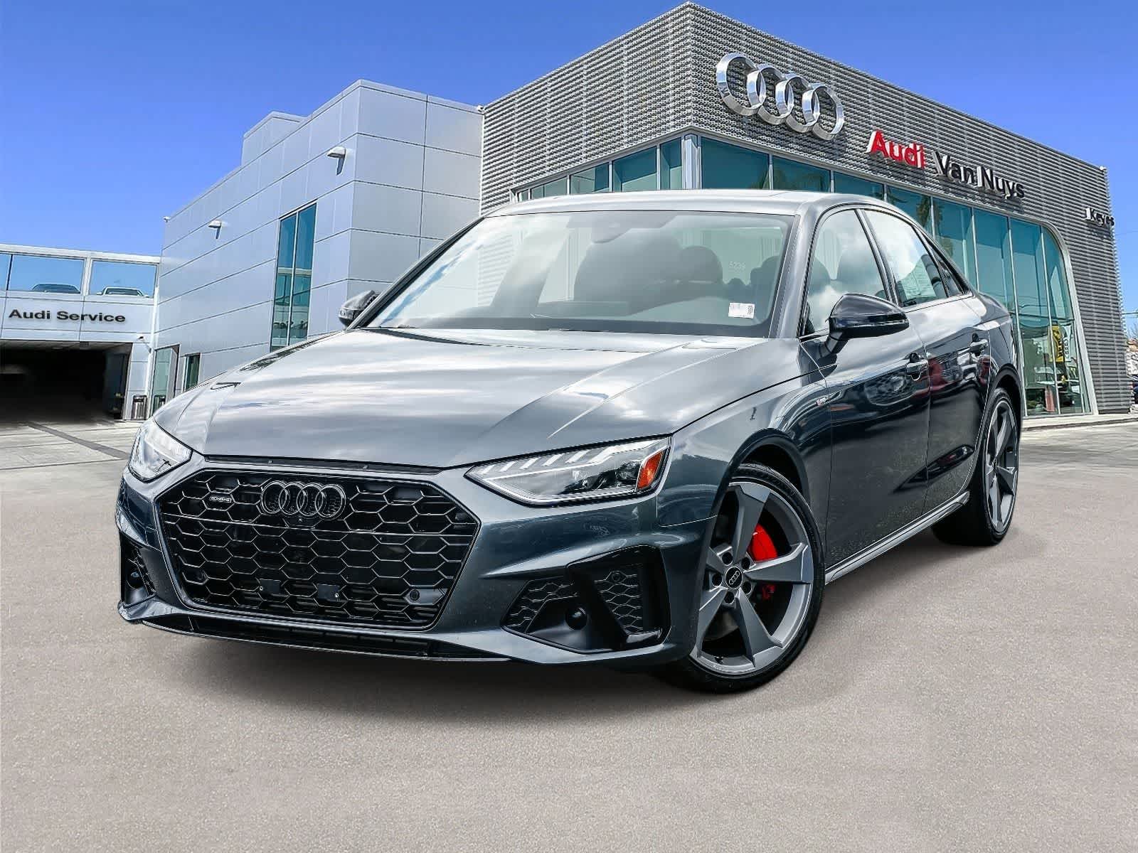 Gray 2023 Audi A4 quattro Premium Plus S Line 45 TFSI AWD Sedan All-Wheel Drive 7-Speed Automatic
