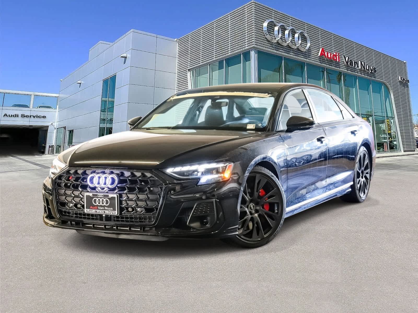 Black 2026 Audi S8 Sedan All-Wheel Drive 8-Speed Automatic