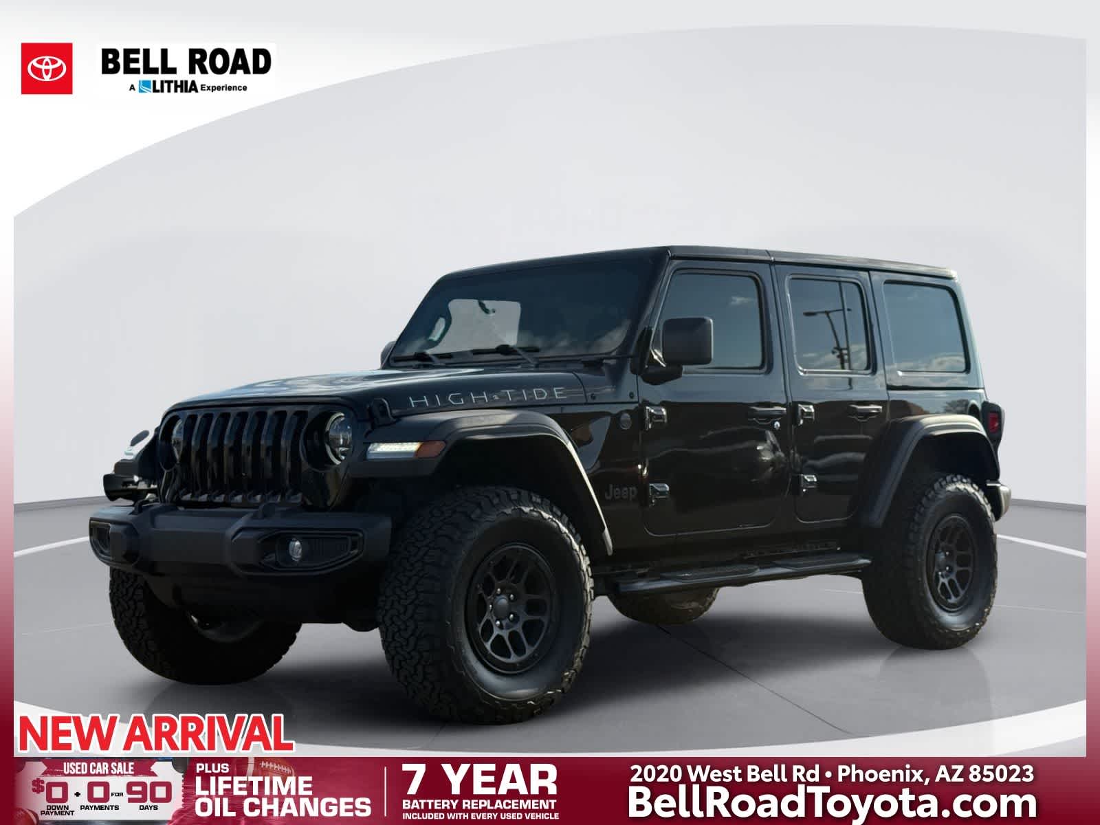 Black Clearcoat 2023 Jeep Wrangler SUV / Crossover Four-Wheel Drive 8-Speed Automatic
