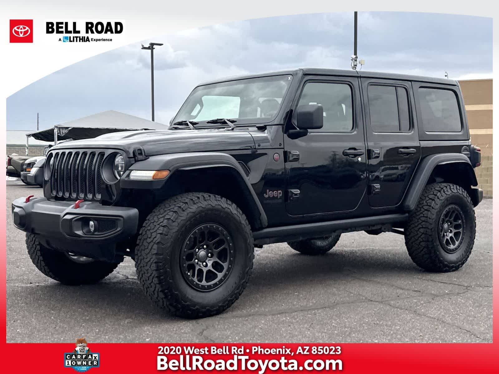 Black Clearcoat 2022 Jeep Wrangler Unlimited Rubicon 4WD SUV / Crossover Four-Wheel Drive 8-Speed Automatic