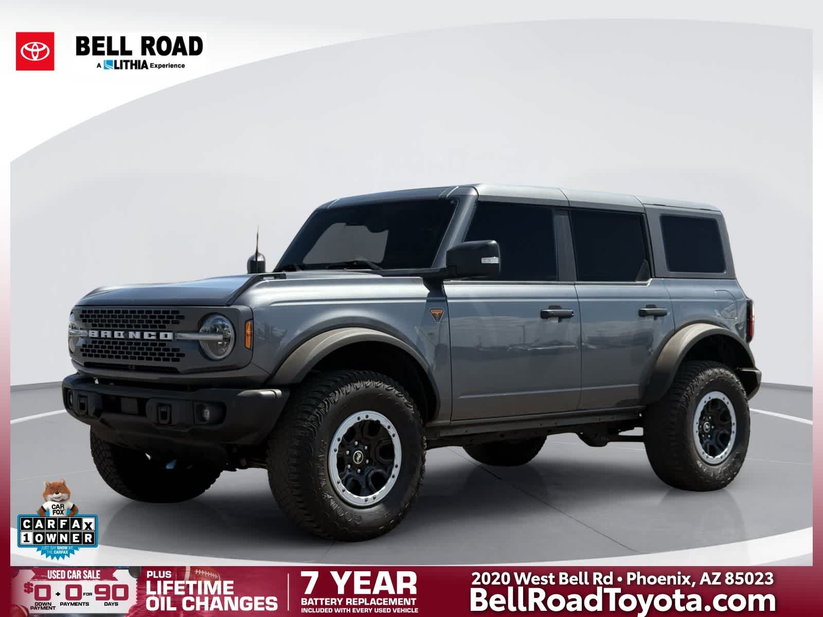 Carbonized Gray Metallic 2022 Ford Bronco SUV / Crossover Four-Wheel Drive Automatic