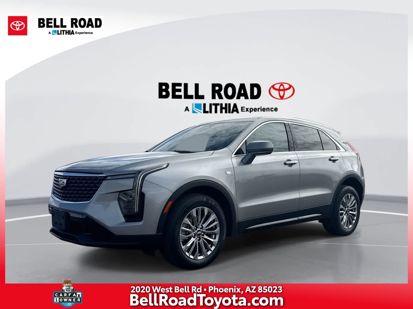 Argent Silver Metallic 2024 Cadillac XT4 Premium Luxury FWD SUV / Crossover Front-Wheel Drive 9-Speed Automatic