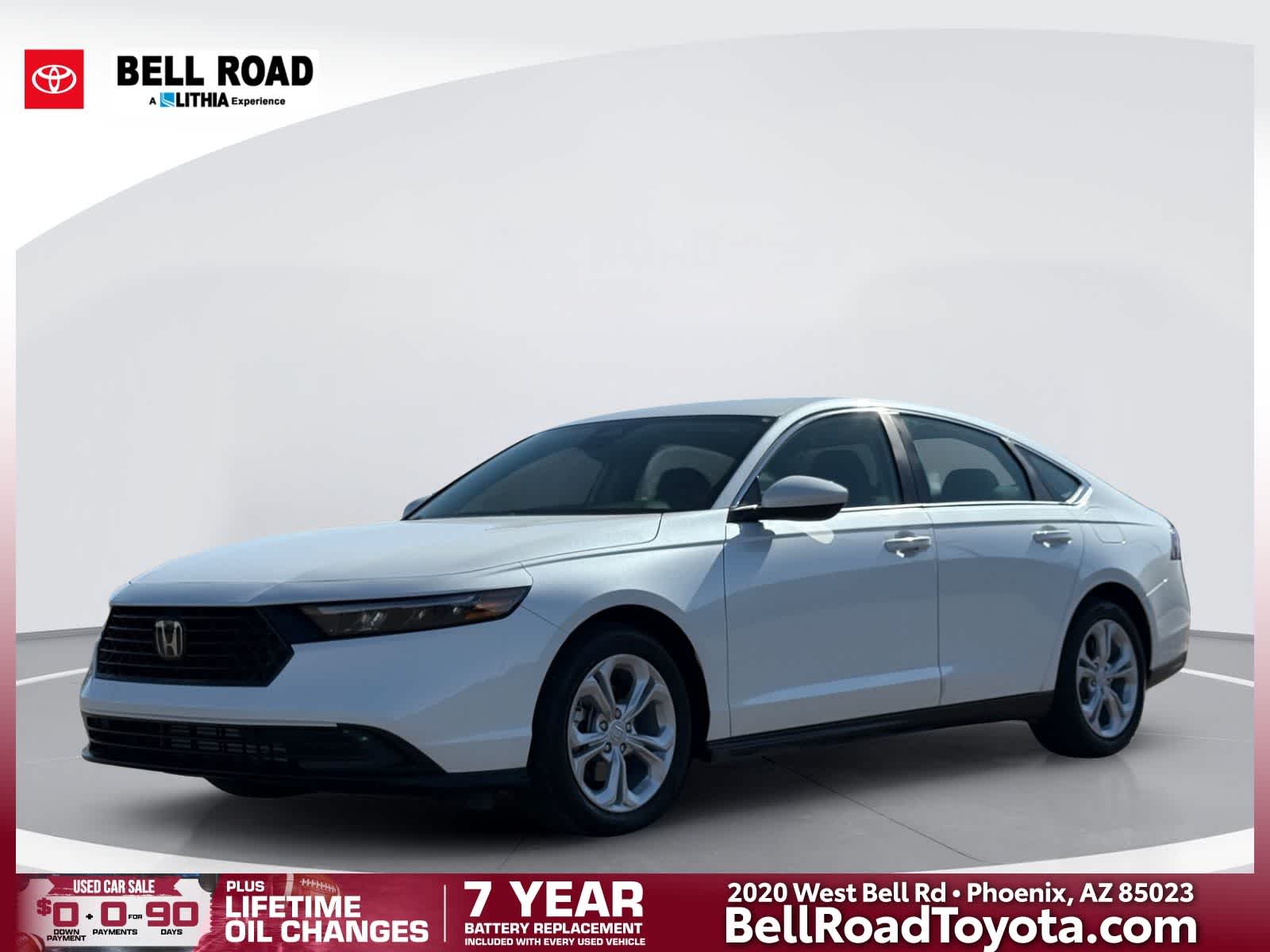 Platinum White Pearl 2026 Honda Accord Sedan Front-Wheel Drive Continuously Variable Transmission