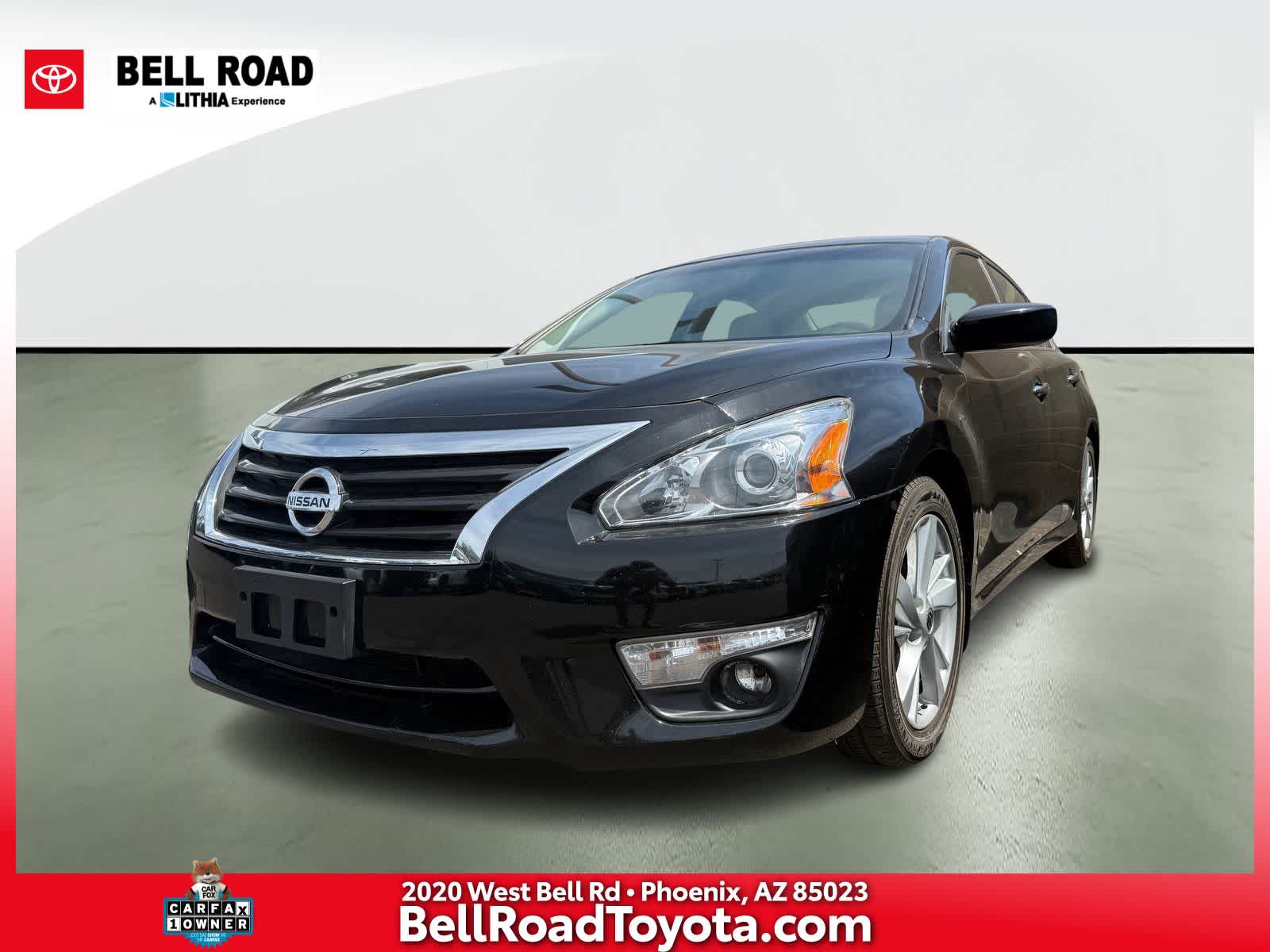 Super Black 2015 Nissan Altima 2.5 SV Sedan Front-Wheel Drive Continuously Variable Transmission