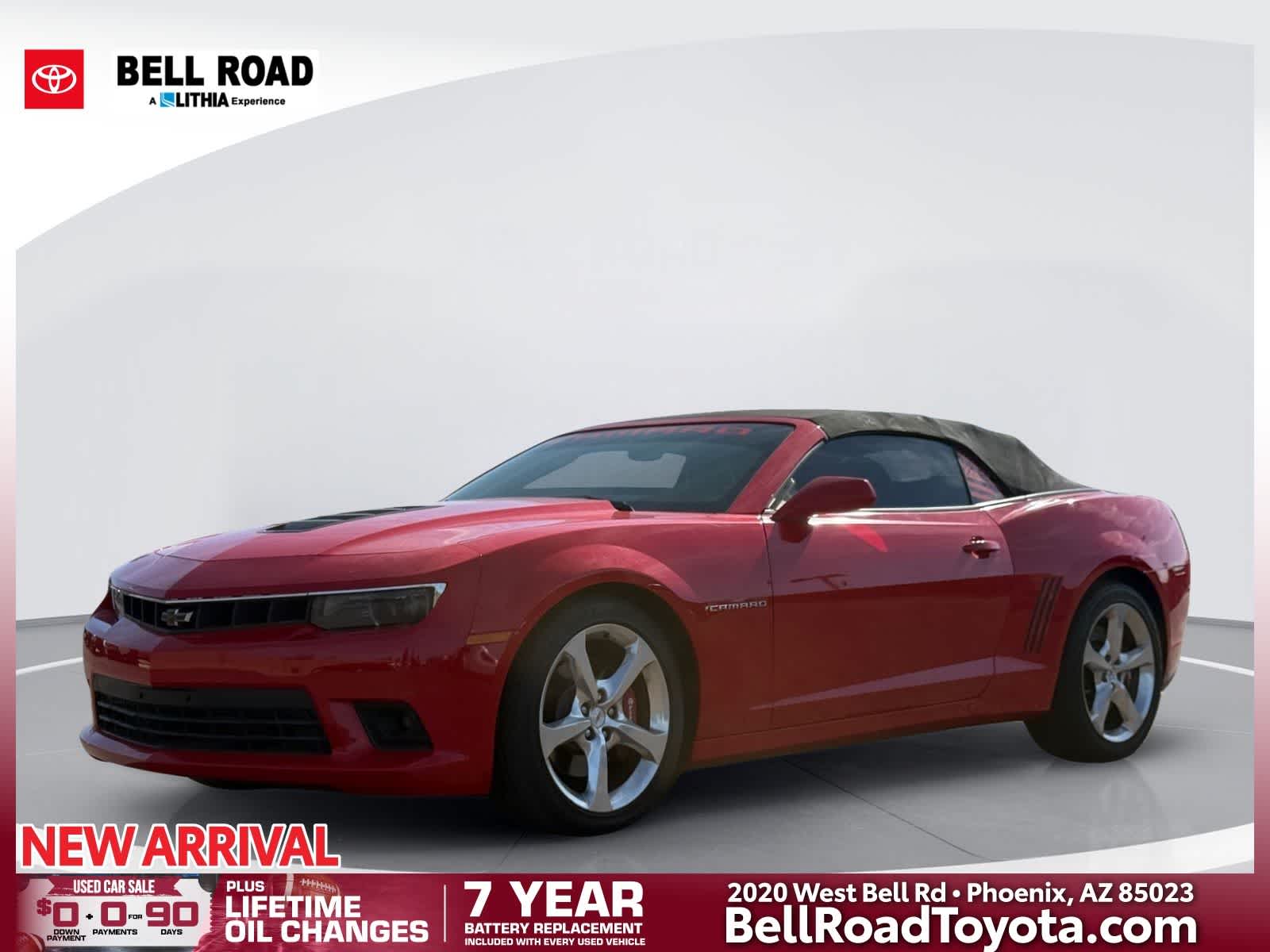 Red Hot 2015 Chevrolet Camaro Convertible Rear-Wheel Drive 6-Speed Automatic