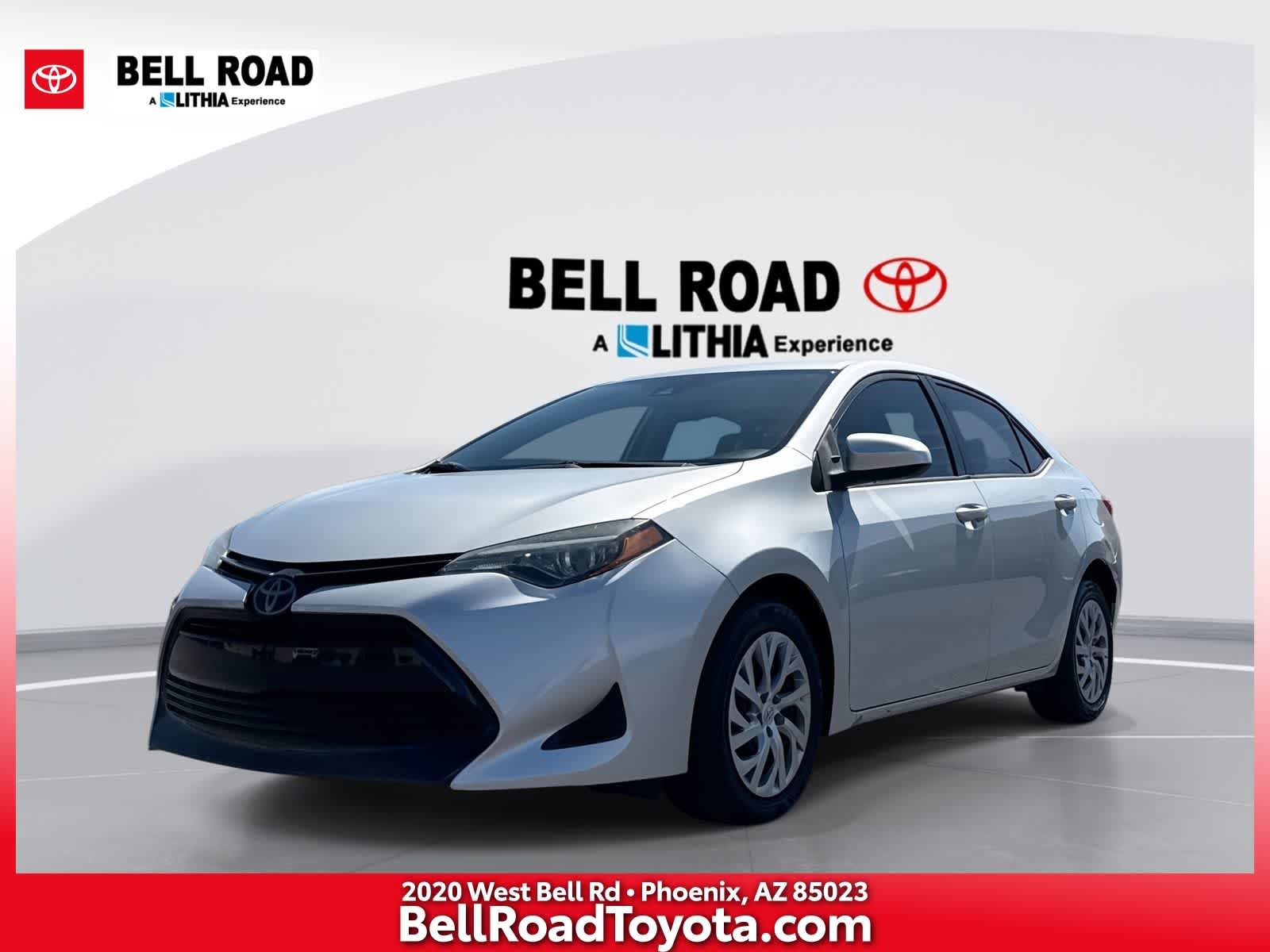 Classic Silver Metallic 2019 Toyota Corolla LE Sedan Front-Wheel Drive Continuously Variable Transmission
