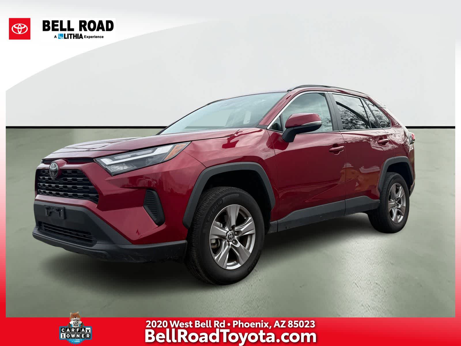 Red (Ruby Flare Pearl) 2025 Toyota RAV4 XLE AWD SUV / Crossover All-Wheel Drive 8-Speed Automatic