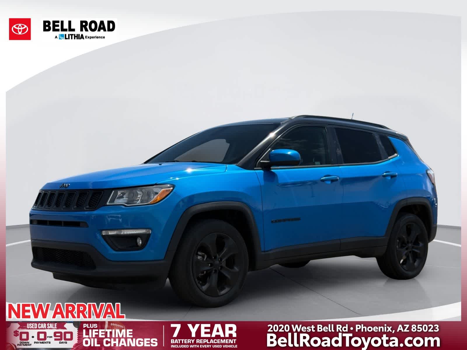 Laser Blue Pearlcoat 2018 Jeep Compass SUV / Crossover Front-Wheel Drive 6-Speed Automatic