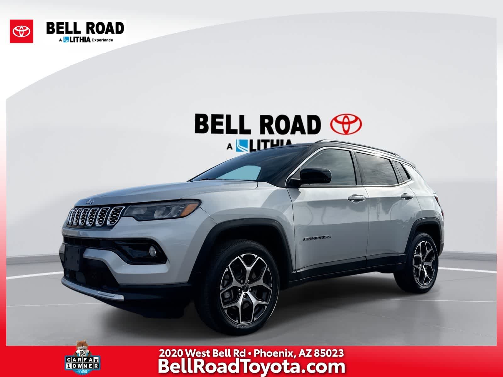 Silver Zynith Metallic Clearcoat 2025 Jeep Compass Limited 4WD SUV / Crossover Four-Wheel Drive 8-Speed Automatic