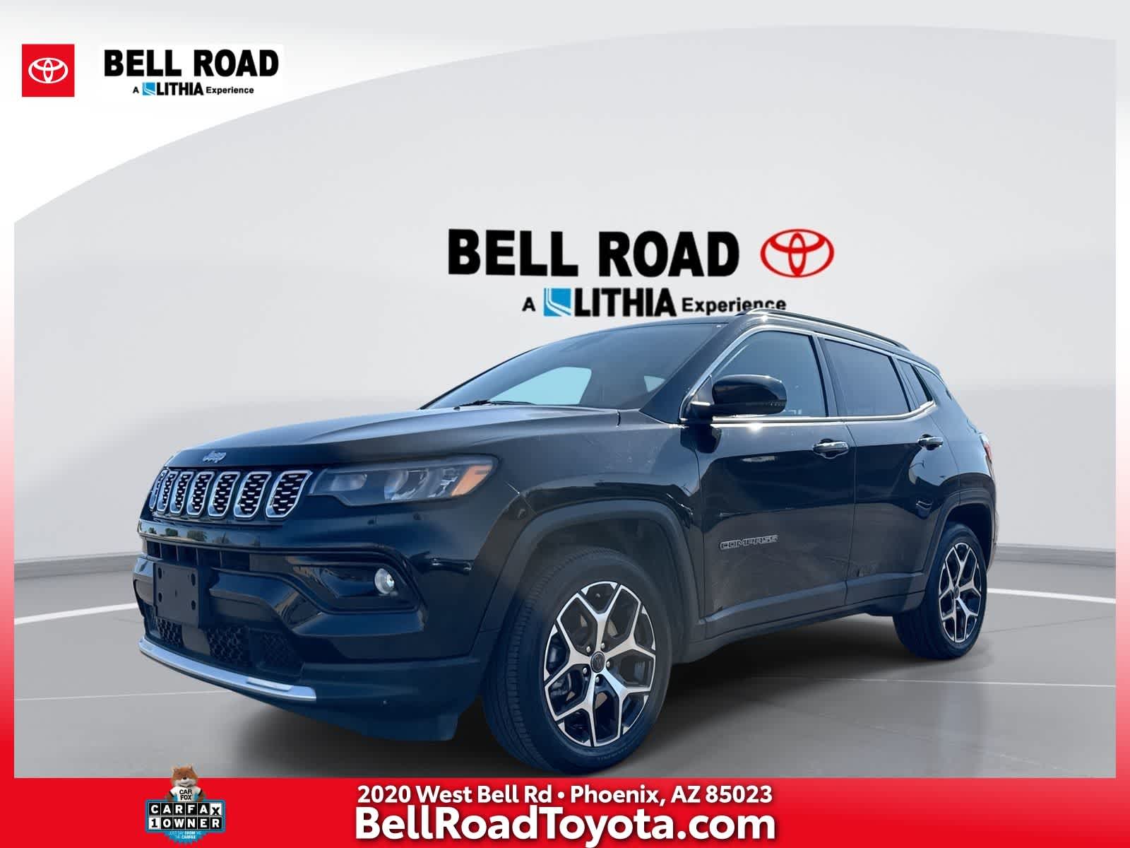 Diamond Black Crystal Pearlcoat 2025 Jeep Compass Limited 4WD SUV / Crossover Four-Wheel Drive 8-Speed Automatic