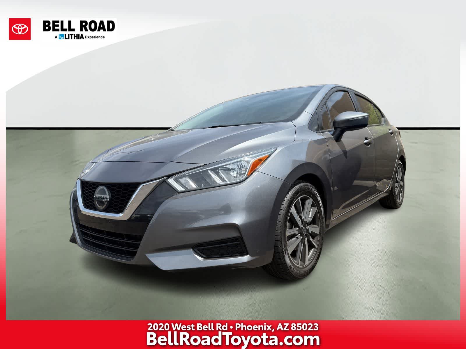 Gray (Gun Metallic) 2021 Nissan Versa SV FWD Sedan Front-Wheel Drive Continuously Variable Transmission