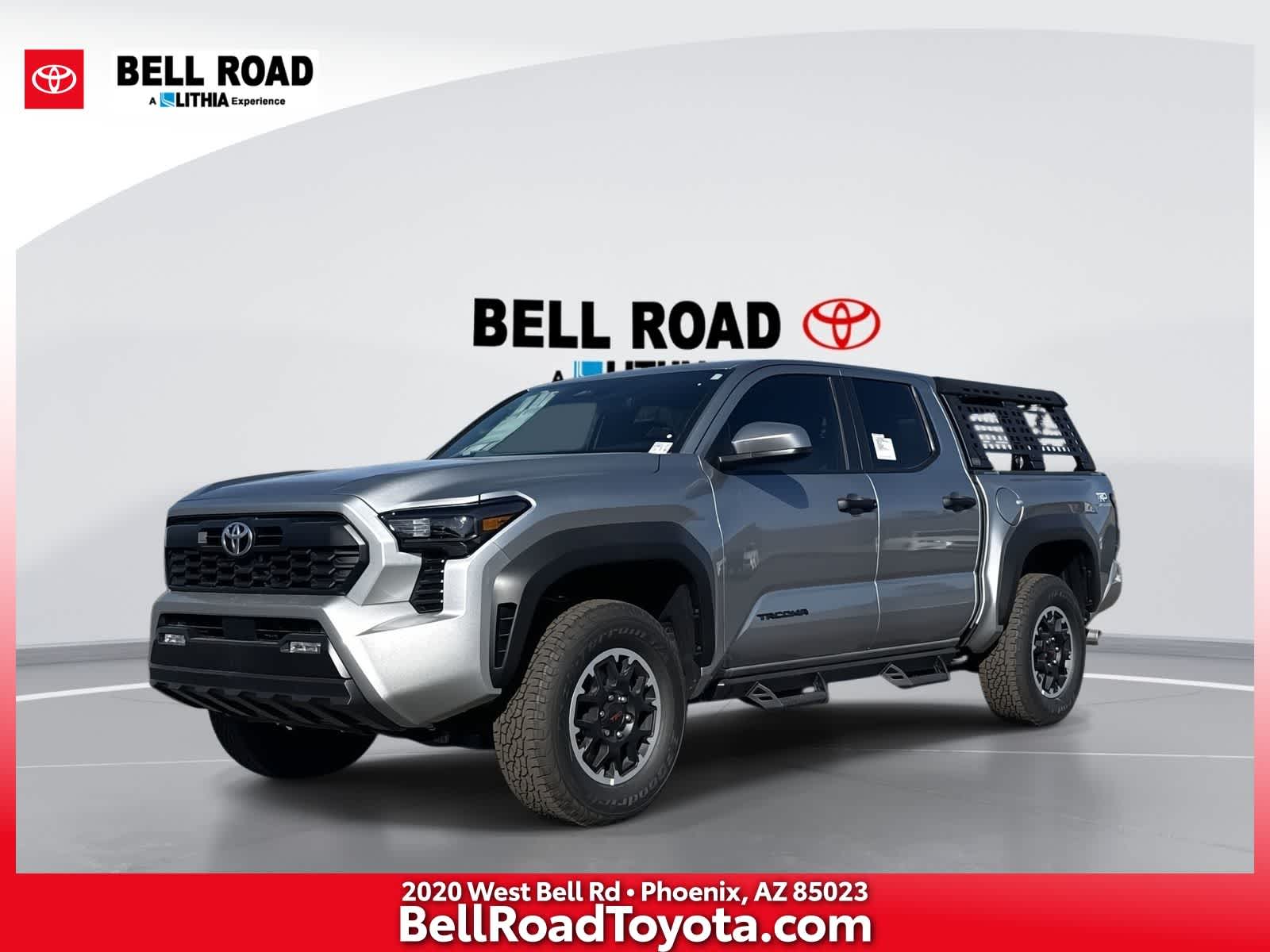 Celestial Silver Metallic 2025 Toyota Tacoma TRD Off-Road Double Cab 4WD Pickup Truck Four-Wheel Drive 8-Speed Automatic