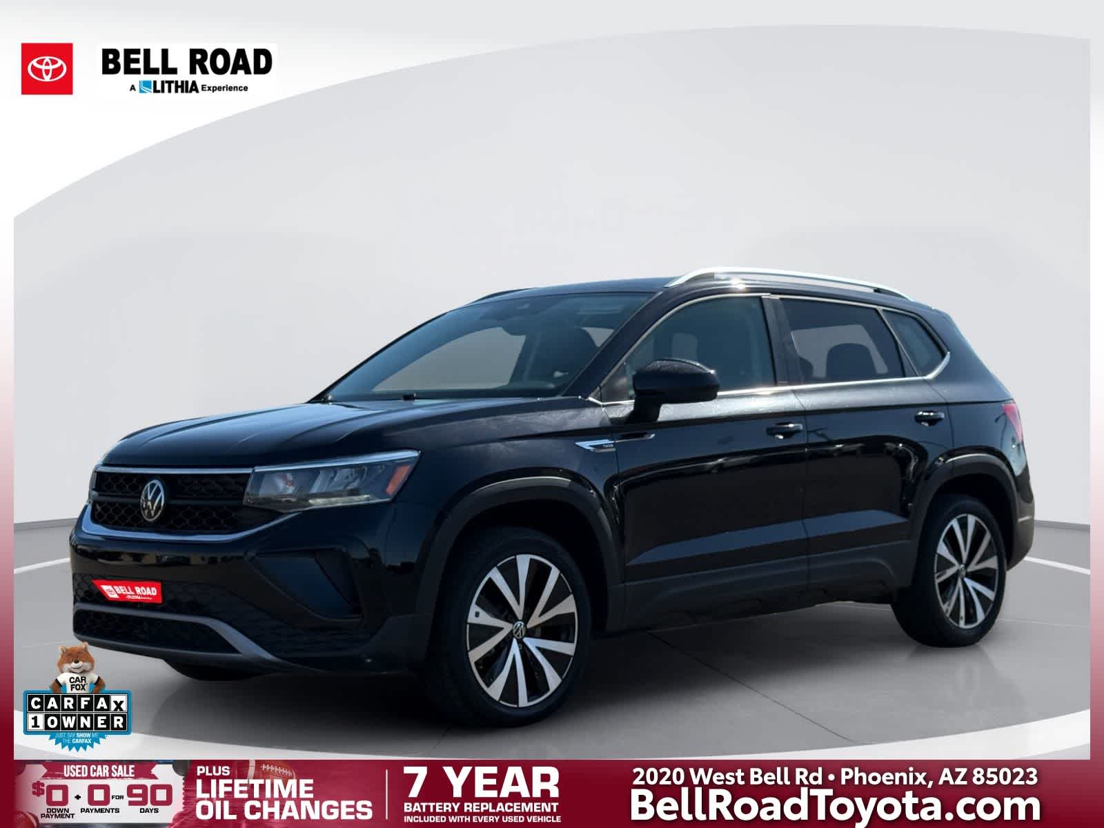 Deep Black Pearl 2024 Volkswagen Taos SUV / Crossover Front-Wheel Drive 8-Speed Automatic