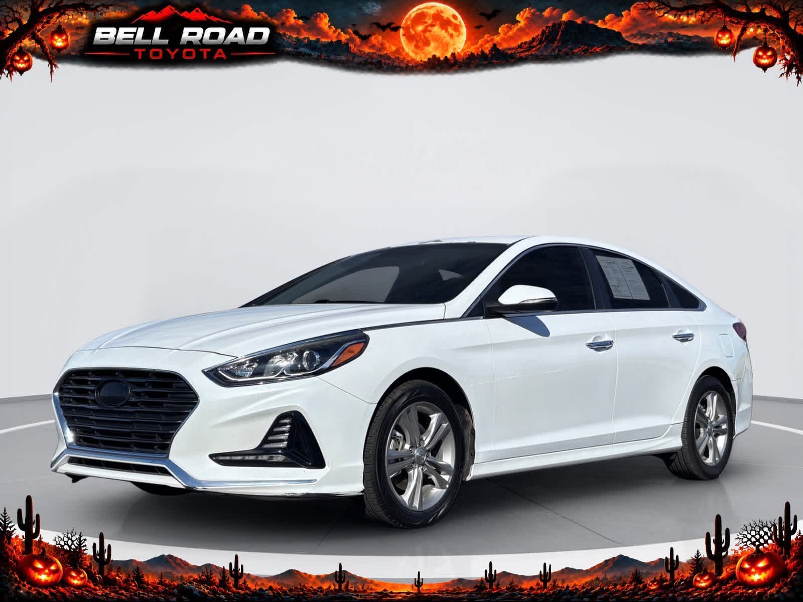 Quartz White Pearl 2018 Hyundai Sonata Sedan Front-Wheel Drive 6-Speed Automatic