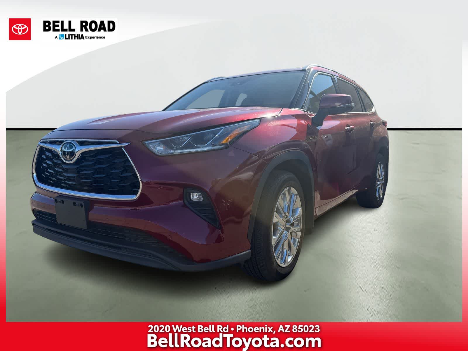 Red (Ruby Flare Pearl) 2023 Toyota Highlander Limited AWD SUV / Crossover All-Wheel Drive 8-Speed Automatic