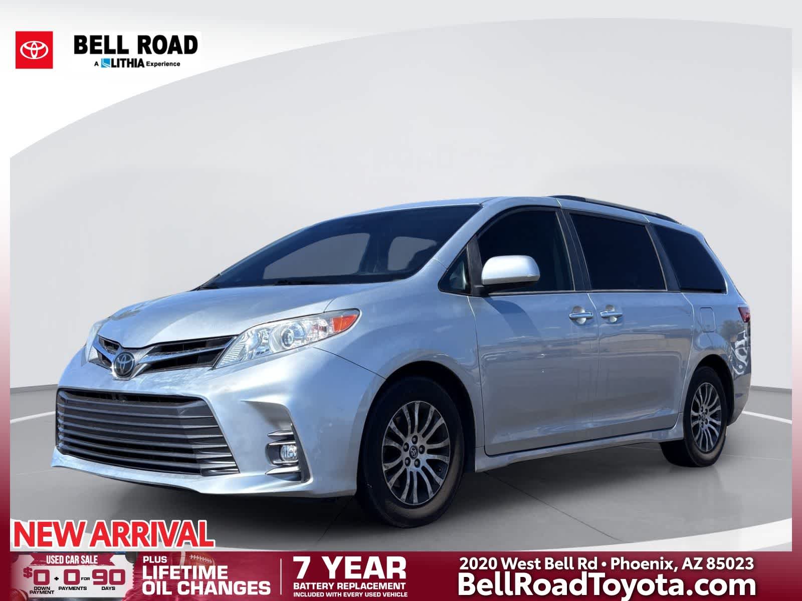 Celestial Silver Metallic 2020 Toyota Sienna Minivan Front-Wheel Drive 8-Speed Automatic