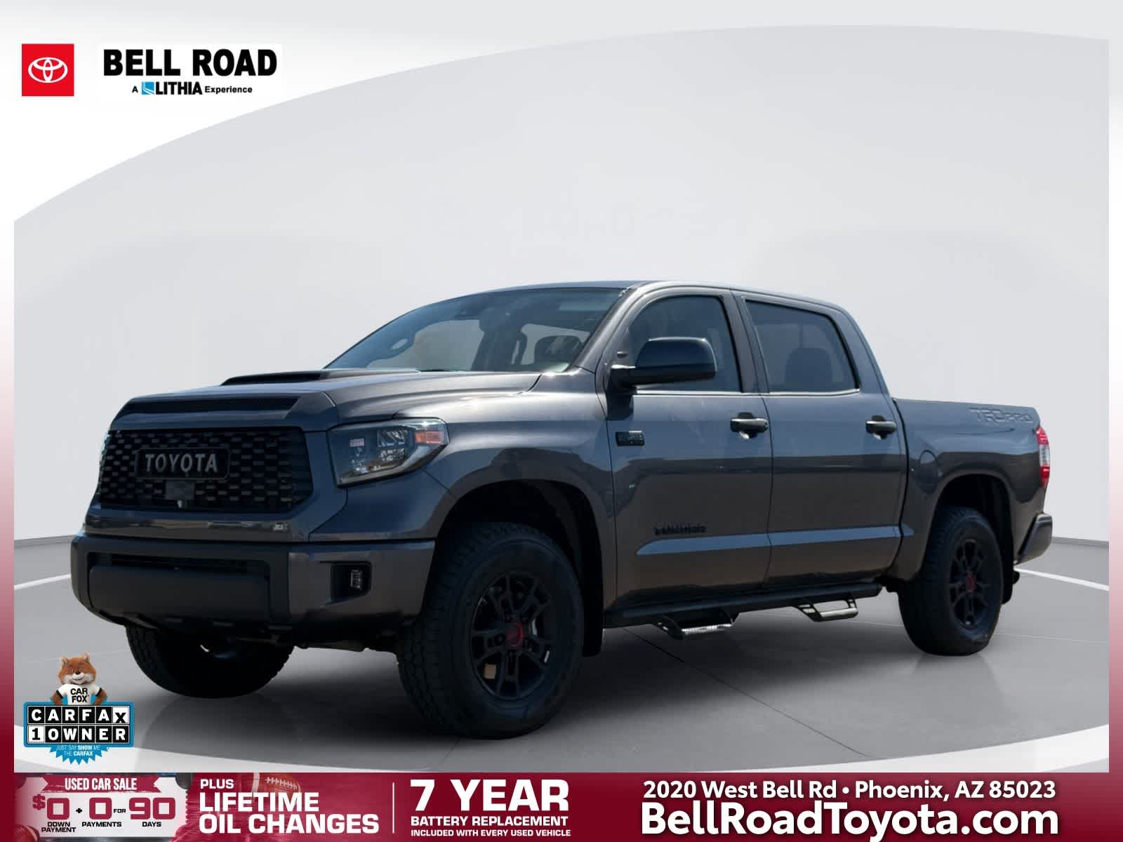 Magnetic Gray Metallic 2021 Toyota Tundra Pickup Truck Four-Wheel Drive 6-Speed Automatic