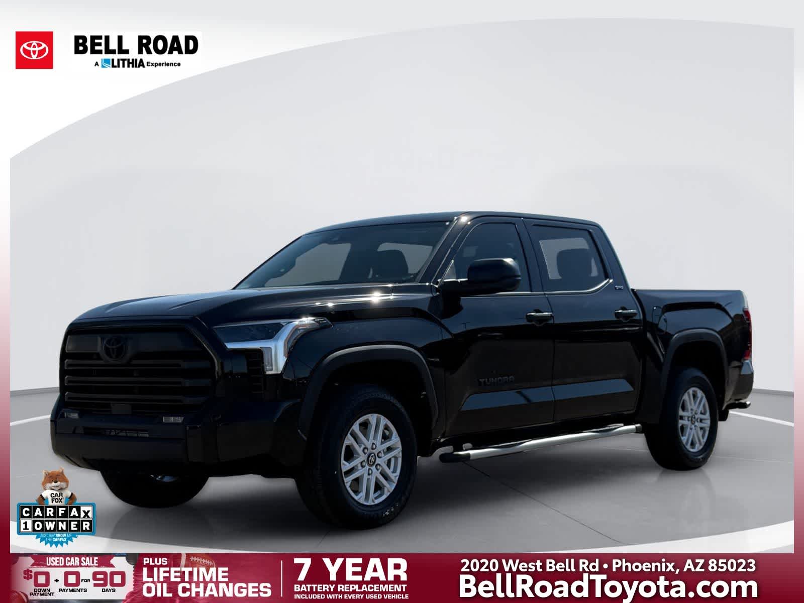 Midnight Black Metallic 2025 Toyota Tundra Pickup Truck Four-Wheel Drive Automatic