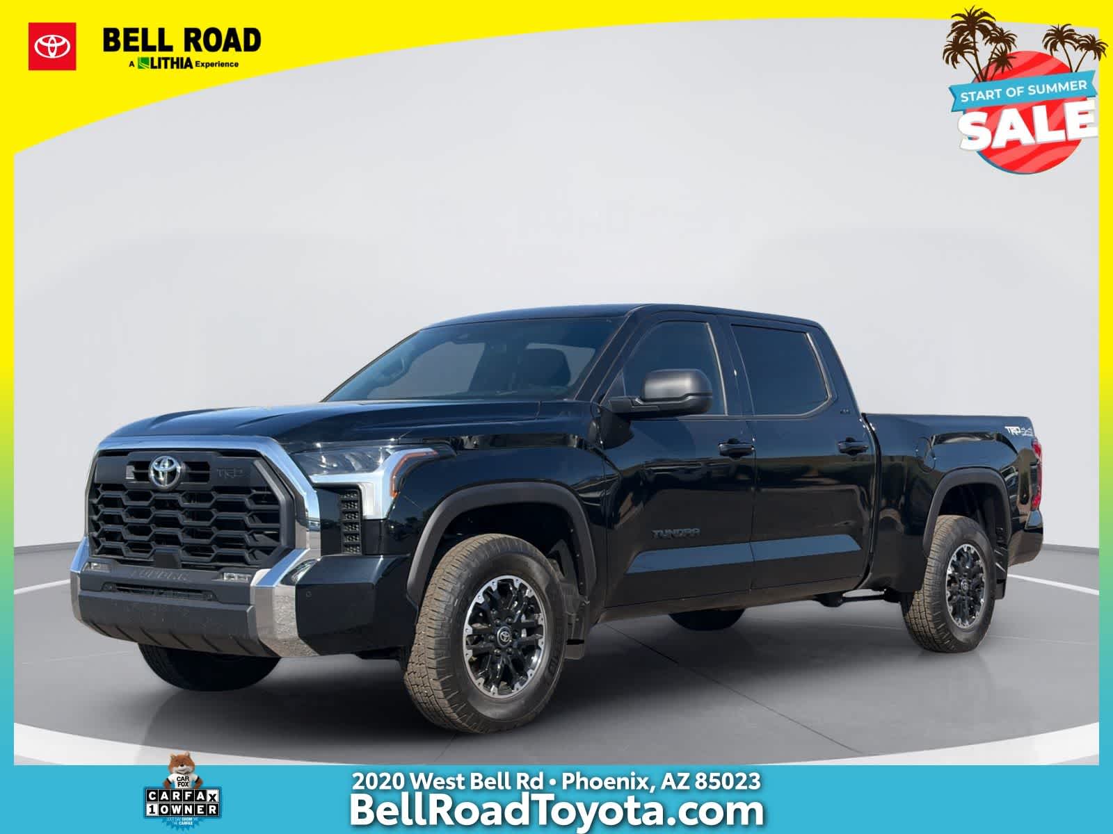 Midnight Black Metallic 2026 Toyota Tundra Pickup Truck Four-Wheel Drive Automatic