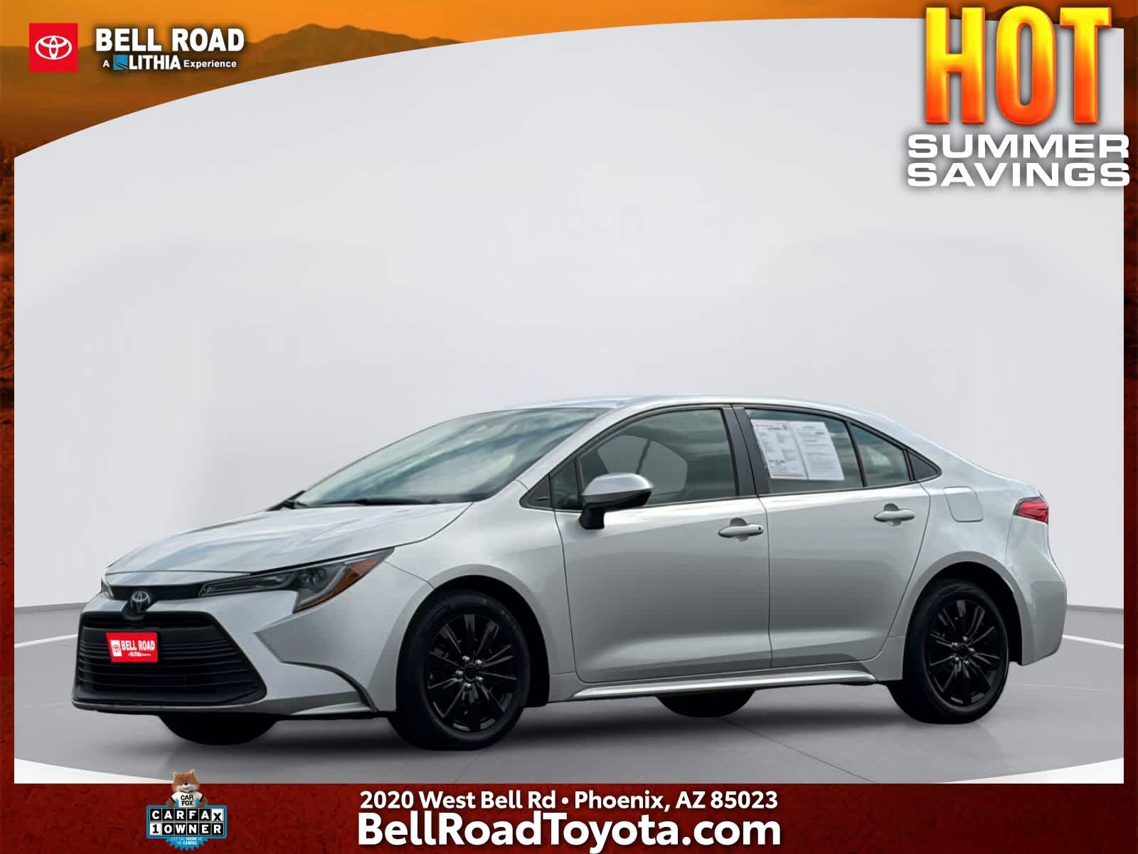 Classic Silver Metallic 2024 Toyota Corolla Sedan Front-Wheel Drive Continuously Variable Transmission