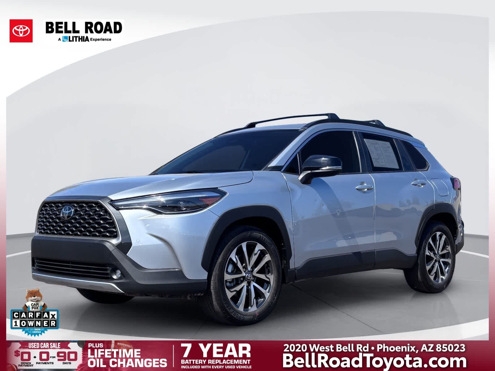 Sonic Silver 2025 Toyota Corolla Cross SUV / Crossover Front-Wheel Drive Continuously Variable Transmission