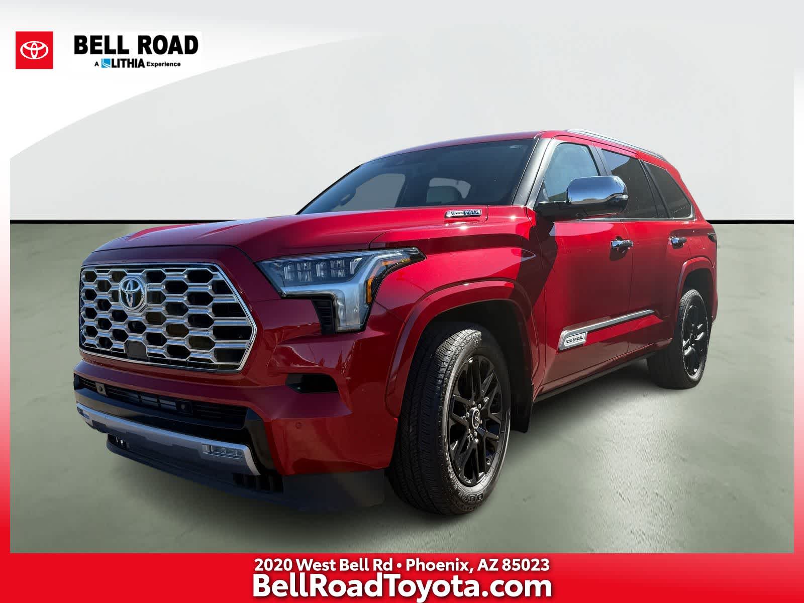 Supersonic Red 2024 Toyota Sequoia Capstone 4WD SUV / Crossover Four-Wheel Drive Automatic