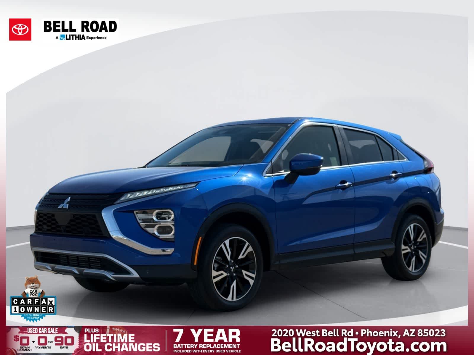 Lightning Blue Metallic 2025 Mitsubishi Eclipse Cross SUV / Crossover All-Wheel Drive Continuously Variable Transmission